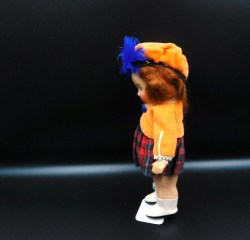 little scottish compo doll side